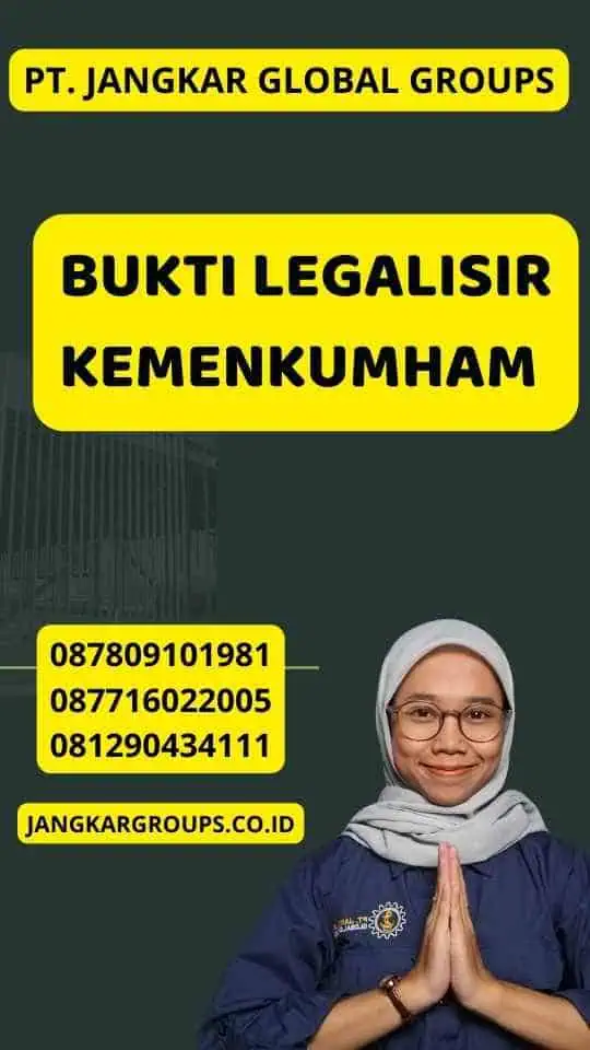 Bukti Legalisir Kemenkumham