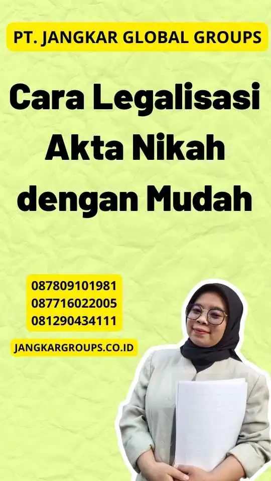 Cara Legalisasi Akta Nikah dengan Mudah