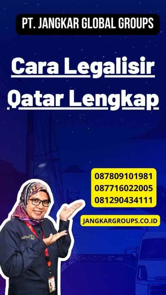 Cara Legalisir Qatar Lengkap