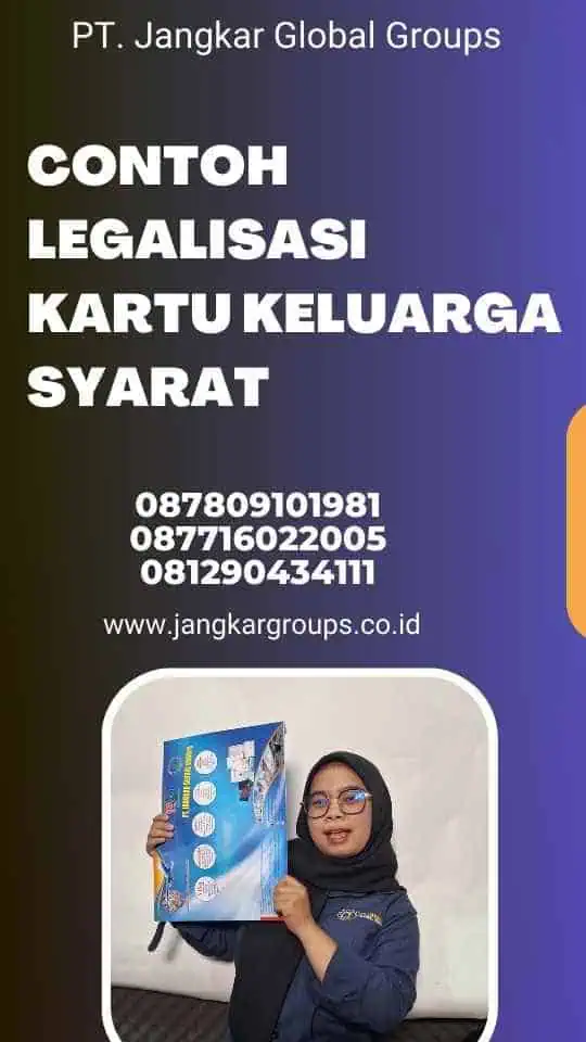 Contoh Legalisasi Kartu Keluarga syarat