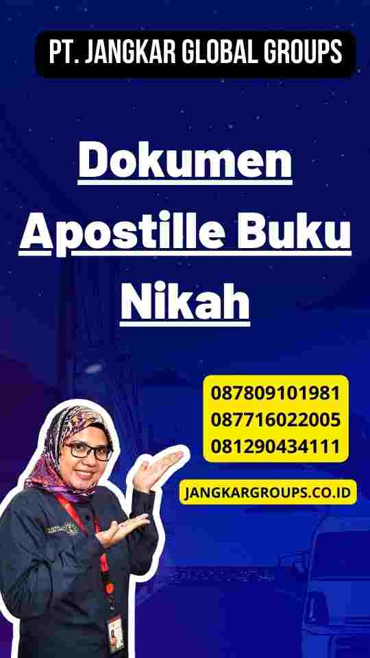 Dokumen Apostille Buku Nikah