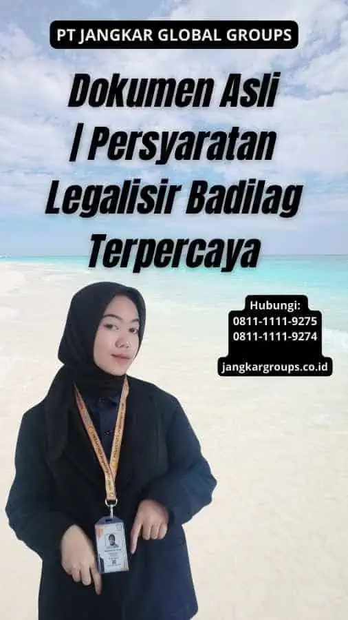 Dokumen Asli Persyaratan Legalisir Badilag Terpercaya