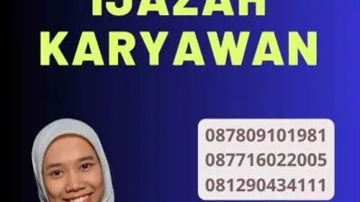 Jasa Legalisasi Ijazah Karyawan