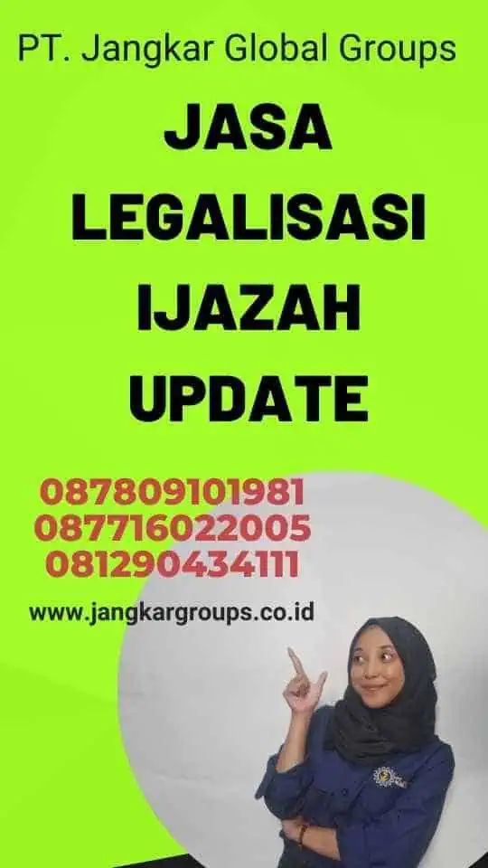 Jasa Legalisasi Ijazah Update