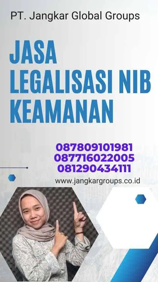 Jasa Legalisasi NIB Keamanan