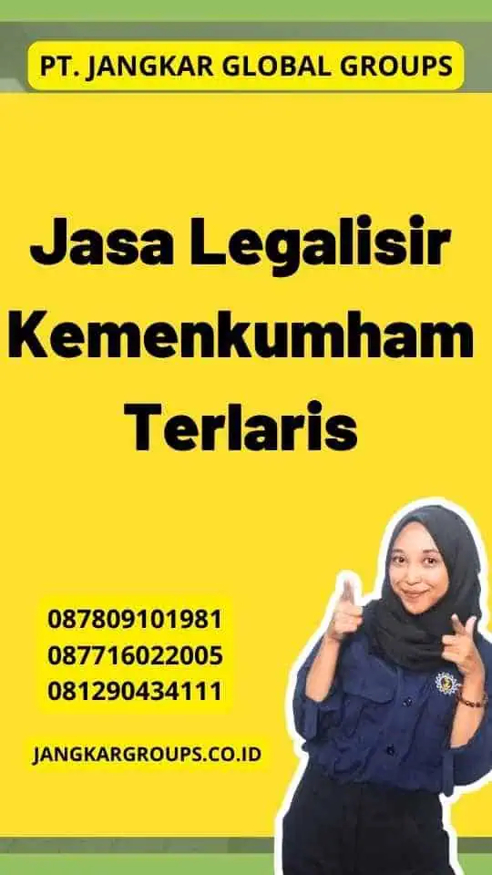 Jasa Legalisir Kemenkumham Terlaris