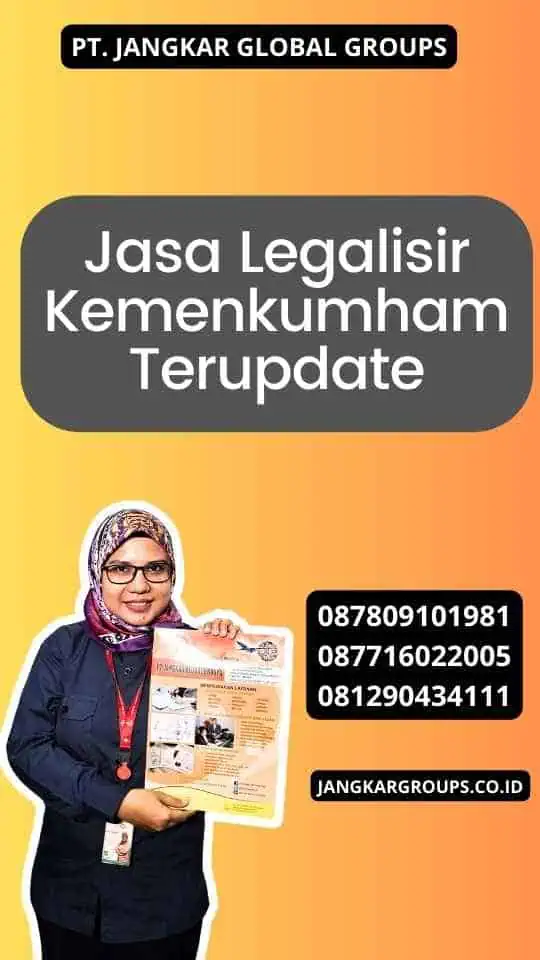 Jasa Legalisir Kemenkumham Terupdate