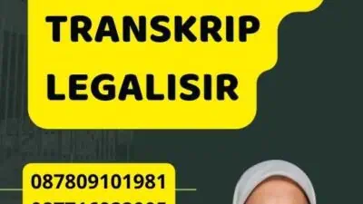 Jasa Pengurusan Transkrip Legalisir