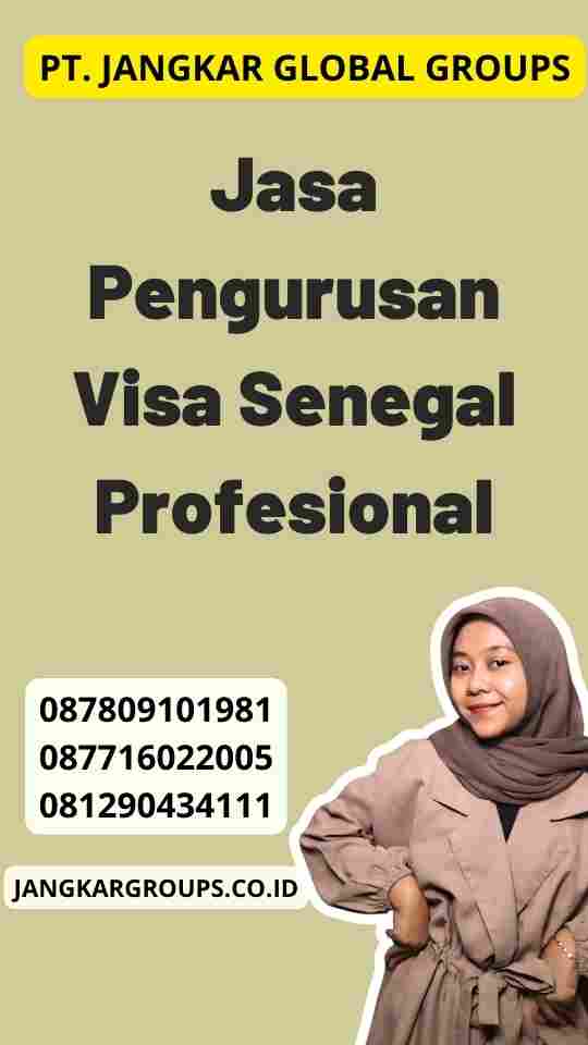 Jasa Pengurusan Visa Senegal Profesional