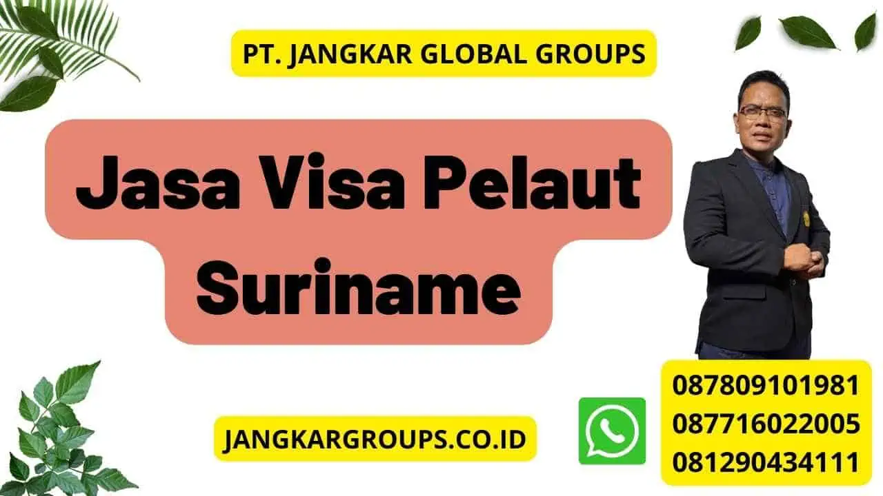 Jasa Visa Pelaut Suriname