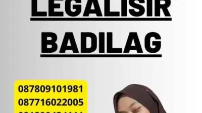 Jasa untuk Legalisir Badilag