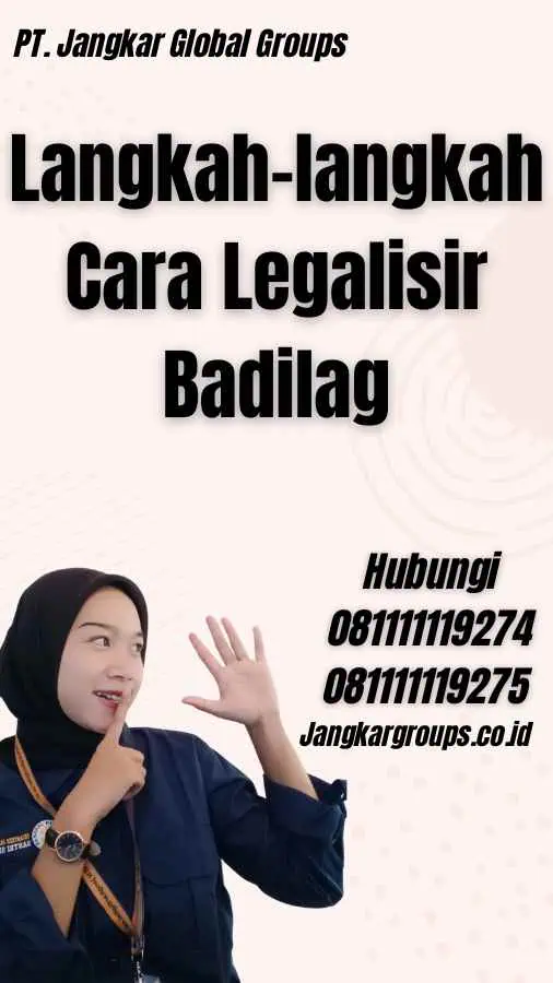 Langkah-langkah Cara Legalisir Badilag