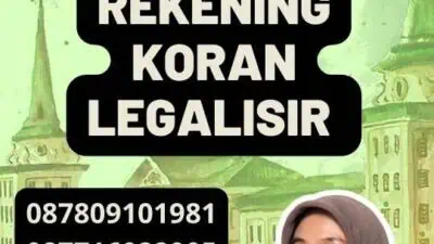 Layanan Notaris Rekening Koran Legalisir