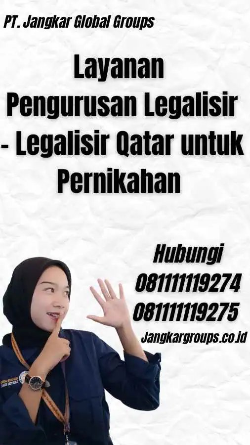 Layanan Pengurusan Legalisir - Legalisir Qatar untuk Pernikahan