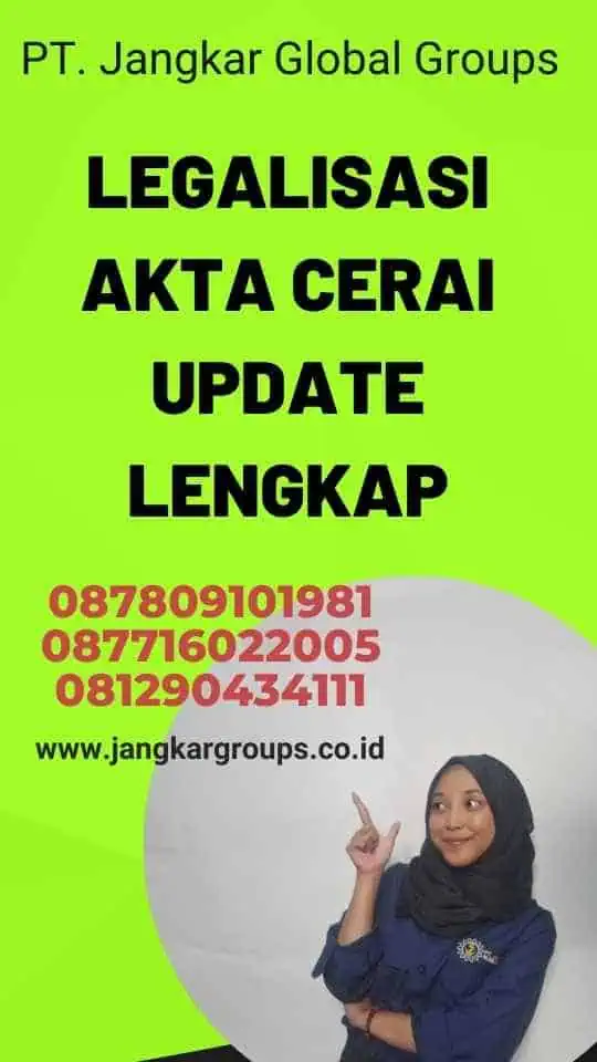 Legalisasi Akta Cerai update Lengkap