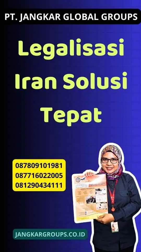 Legalisasi Iran Solusi Tepat