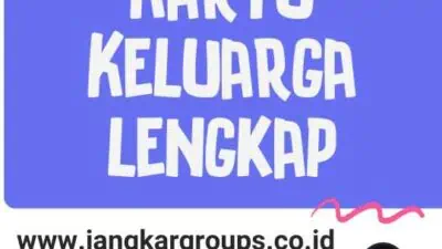 Legalisasi Kartu Keluarga lengkap