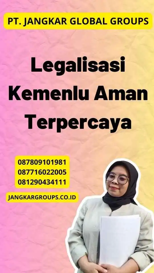 Legalisasi Kemenlu Aman Terpercaya