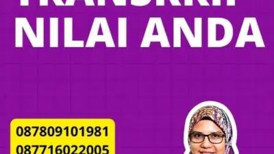 Legalisasi Transkrip Nilai Anda