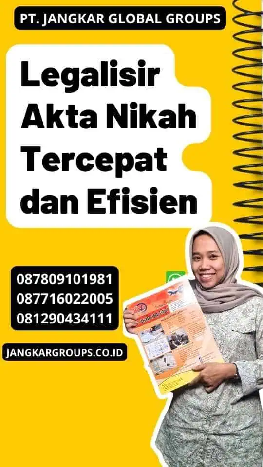 Legalisir Akta Nikah Tercepat dan Efisien