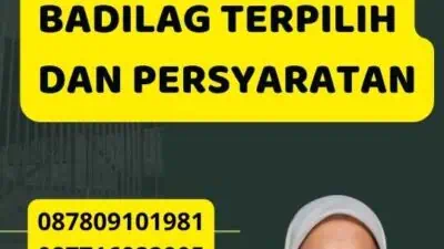 Legalisir Badilag Terpilih dan Persyaratan