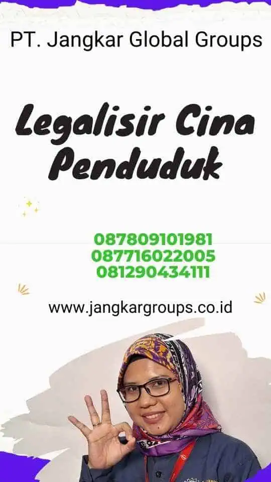 Legalisir Cina Penduduk