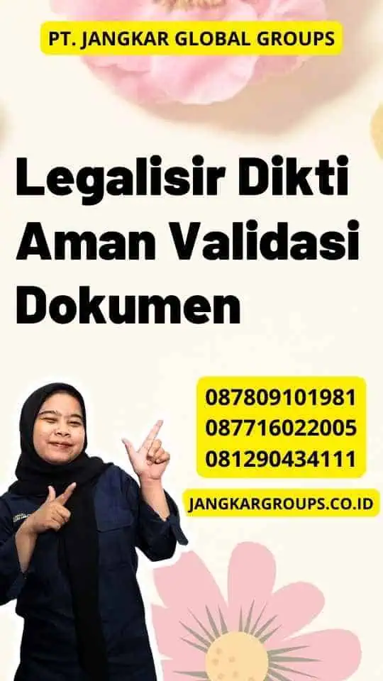 Legalisir Dikti Aman Validasi Dokumen