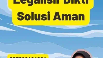 Legalisir Dikti Solusi Aman