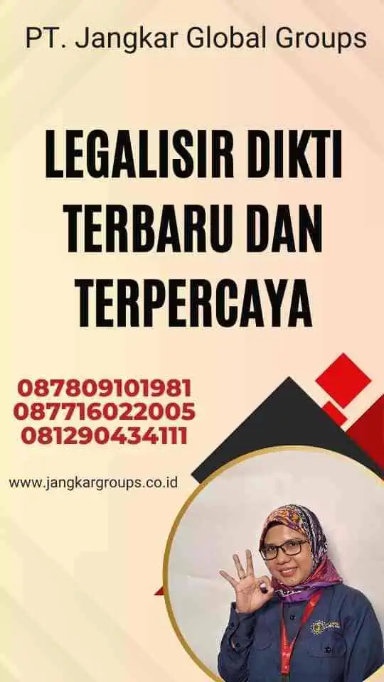 Legalisir Dikti Terbaru dan Terpercaya