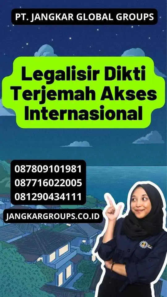 Legalisir Dikti Terjemah Akses Internasional