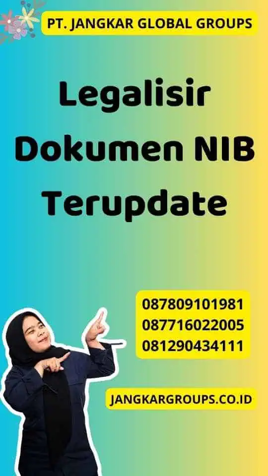 Legalisir Dokumen NIB Terupdate