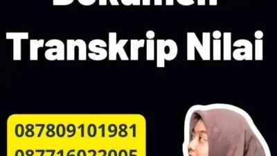 Legalisir Dokumen Transkrip Nilai