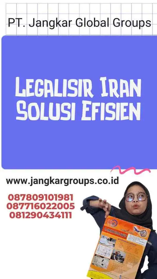 Legalisir Iran Solusi Efisien