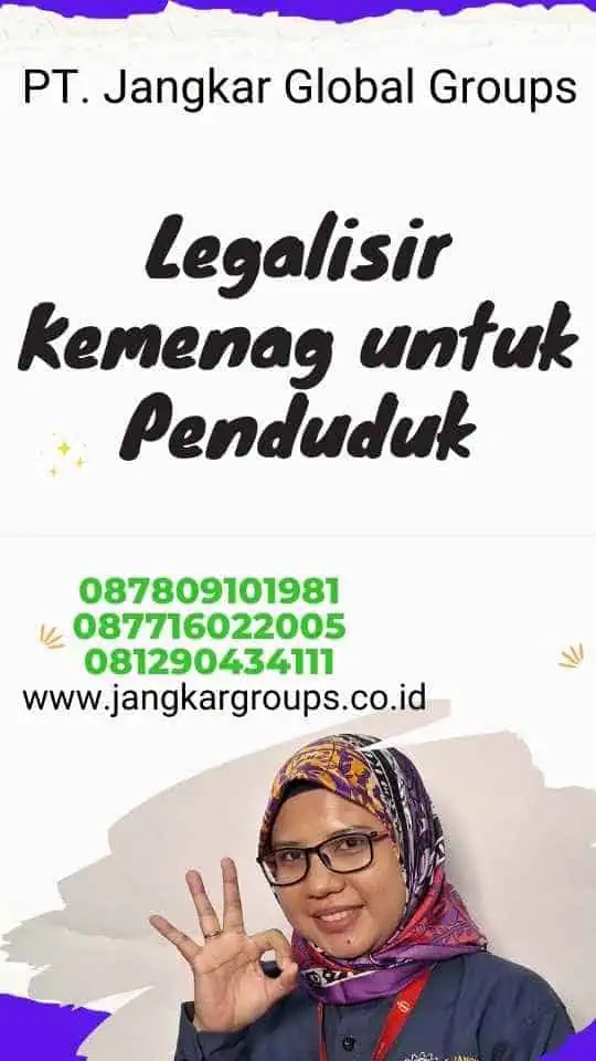 Legalisir Kemenag untuk Penduduk