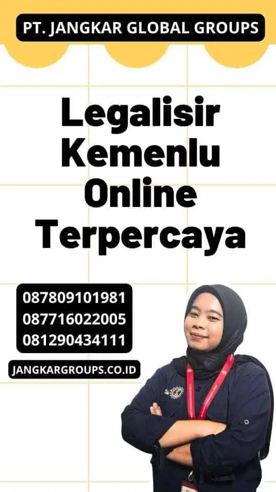 Legalisir Kemenlu Online Terpercaya