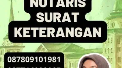 Legalisir Layanan Notaris Surat Keterangan