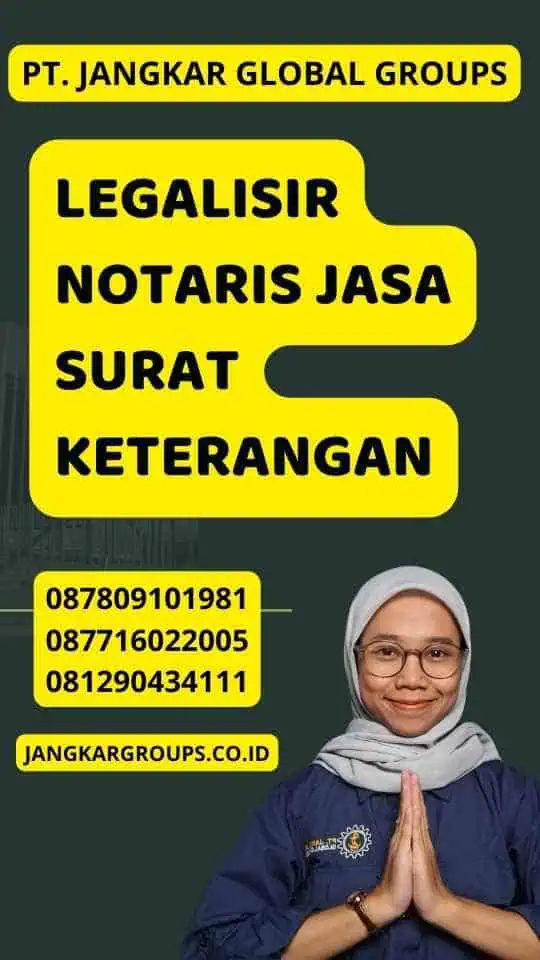 Legalisir Notaris Jasa Surat Keterangan