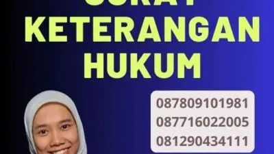 Legalisir Notaris Surat Keterangan Hukum