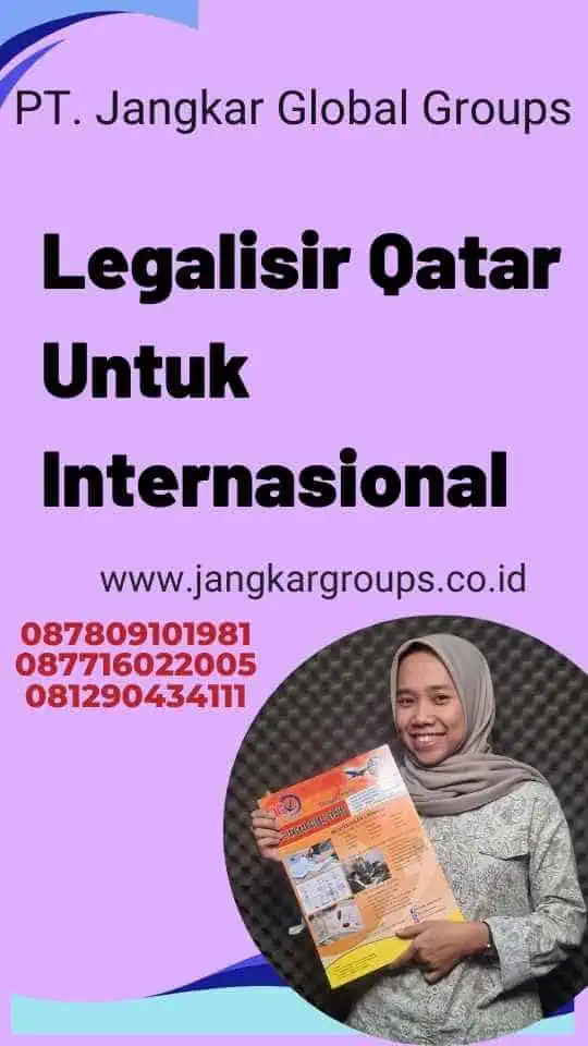 Legalisir Qatar Untuk Internasional