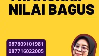 Legalisir Transkrip Nilai Bagus