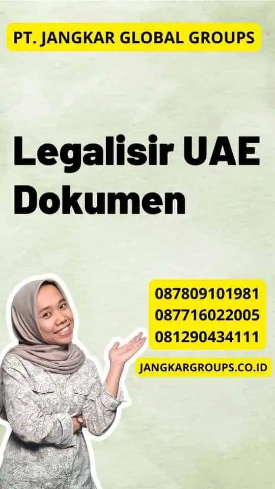 Legalisir UAE Dokumen