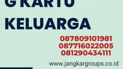 Legalisir Waarmerking Kartu Keluarga