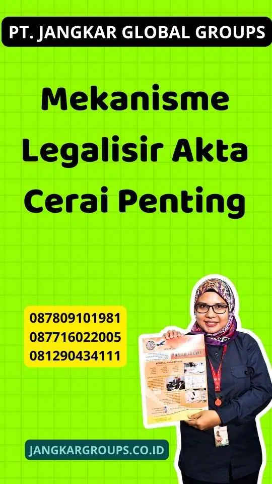 Mekanisme Legalisir Akta Cerai Penting