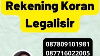 Membuat Notaris Rekening Koran Legalisir