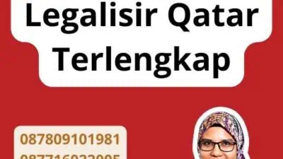 Mengenal Legalisir Qatar Terlengkap