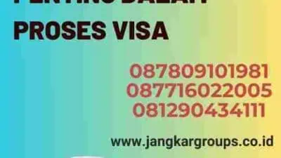 Menghindari Masalah: Poin Penting dalam Proses Visa