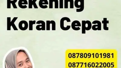 Notaris Rekening Koran Cepat