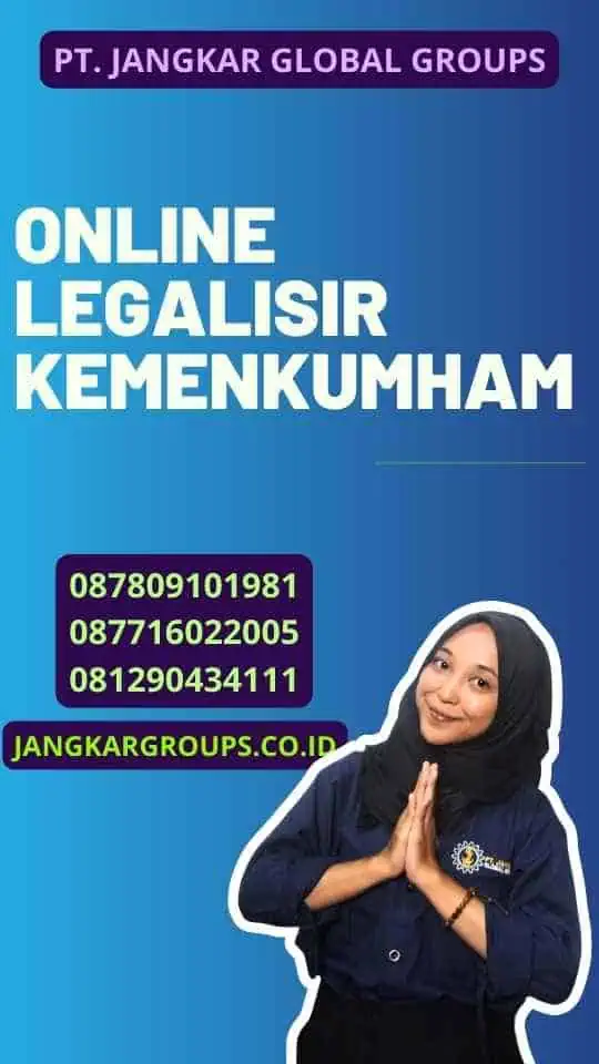 Online Legalisir Kemenkumham