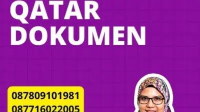 Pengurusan Legalisir Qatar Dokumen