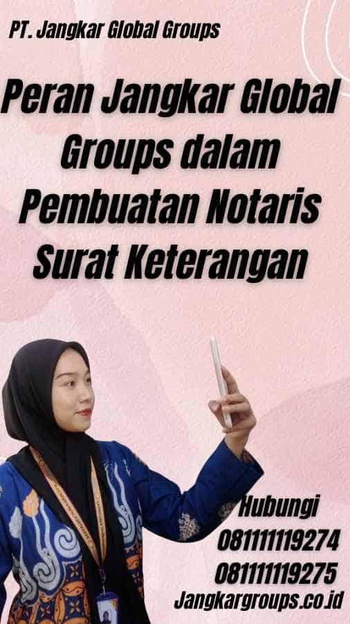 Peran Jangkar Global Groups dalam Pembuatan Notaris Surat Keterangan